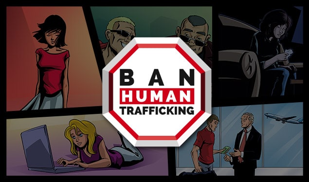 BAN HUMAN TRAFFICKING